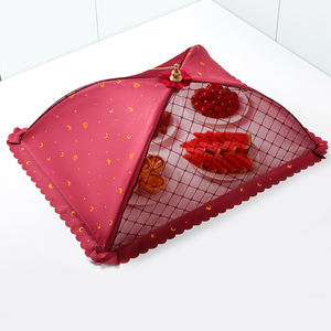 Cubierta de comida de verano a prueba de polvo, transpirable, plegable, a prueba de mosquitos, cubierta de comida sobrante, utensilios de cocina modernos - Product Image 6