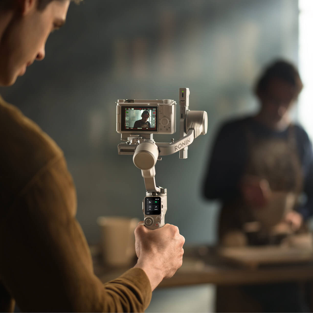 RS 4 Mini Camera Stabilizer Handheld Gimbal Accessory with Compact Support for Vlog and Studio Filming