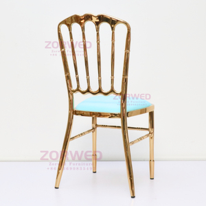 <span class=keywords><strong>Vente</strong></span> en gros de chaises de salle de mariage en métal de luxe location de chaises royales meubles de chambre d'hôtel d'occasion chaises Napoléon en <span class=keywords><strong>or</strong></span> pour événements - Product Image 6