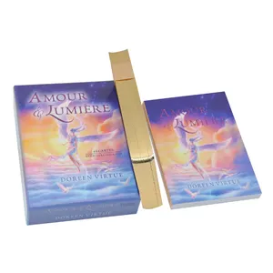 Customized Design Printing Gold Edges Tarot Cards Deck with Guidebook