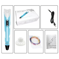 Stylo d'impression 3D pour enfants, matériau ABS, peinture graffiti multicolore, cadeau intelligent, jouet artistique DIY pour le dessin des enfants - Vente chaude
