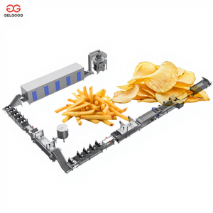 Di alta qualità completamente automatica SS304 naturale patatine fritte che fanno la macchina 3 Ton completamente congelate linea di produzione di patatine fritte - Product Image 1