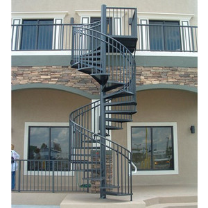 <span class=keywords><strong>Escaleras</strong></span> Exteriores <span class=keywords><strong>de</strong></span> Acero DAIYA con <span class=keywords><strong>Diseño</strong></span> <span class=keywords><strong>de</strong></span> Barandilla <span class=keywords><strong>de</strong></span> Acero para <span class=keywords><strong>Espacios</strong></span> Reducidos - Product Image 5