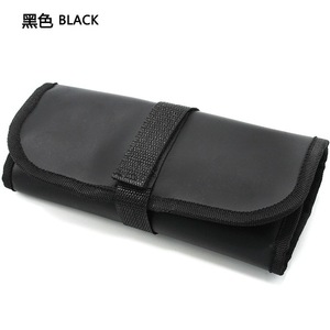 Bolsa de almacenamiento para aparejos de pesca Ztc480, 30cm x 22cm, 11 bolsillos, estuche portátil de poliéster para herramientas de exterior, rojo y negro - Product Image 3