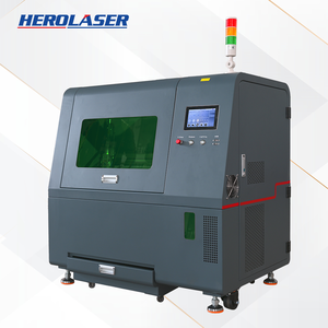 เครื่องตัดเลเซอร์โลหะแบบเคลื่อนที่ Herolaser 1070nm กำลังไฟ 1500W เครื่องแกะสลักไฟเบอร์เลเซอร์ รองรับรูปแบบ CNC - Product Image 1