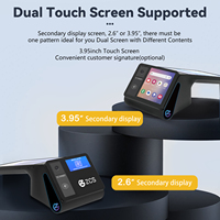 Terminal Point de Vente Portable Android 14.0 à Double Écran 8 Pouces, 3/4 Go RAM + 16/32 Go ROM, avec Imprimante 58/80mm, Caisse Enregistreuse NFC Z108