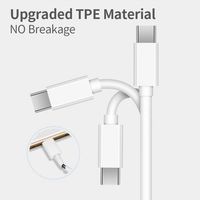 Câble de téléphone Type C vers Type C 1m 20w Charge rapide Câble de données USB C pour iPhone 16 11 12 13 14 15 Pro Max