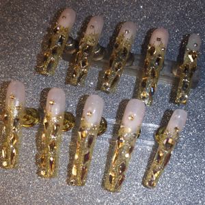 Ensemble complet de pointes d'<span class=keywords><strong>ongles</strong></span> et d'orteils à la main, presse personnalisée sur les <span class=keywords><strong>ongles</strong></span>, vente en gros, livraison gratuite - Product Image 2