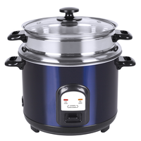 Autocuiseur intelligent en acier inoxydable 2,8 L couleur personnalisée pour la cuisson du riz, cuiseur vapeur en acier inoxydable et couvercle en verre, pot antiadhésif, maintien au chaud, OEM