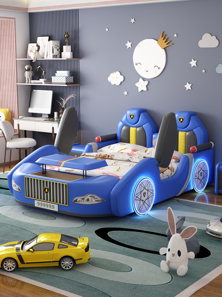 丈夫でスタイリッシュな子供用車のベッド。お子様の快適さと安全のために。 丈夫でスタイリッシュな子供用車のベッド。お子様の快適さと安全のために。