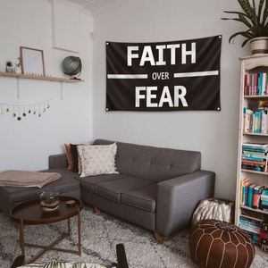 Faith Over Fear 3x5 pieds pour la décoration murale de la chambre, du dortoir universitaire, de la chambre à coucher, du salon - Product Image 4