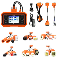 Xtruck M1 Kit complet de scanner de diagnostic pour moto, outil de diagnostic OBD multi-marques pour moto avec tous les câbles
