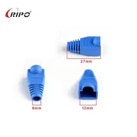 Boîtier RJ45 étanche et ignifuge Ripo |   Cache-connecteur de câble LAN Cat5e Cat6 |   Embout de protection pour connecteur modulaire UTP certifié RoHS