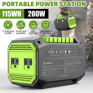Station d'alimentation portable Nuovolt 200W, générateur solaire 46800mAh Lithium-ion MPPT 200Wh, sortie AC 1200W à onde sinusoïdale pure pour situations d'urgence - Product Image 4