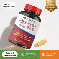 Complément Herbal OEM Berberine Quercétine Curcumine Ashwagandha – Capsules Complexes de Quercétine