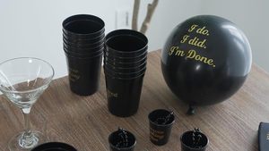 Mujeres divorciadas AF Decor Boy Bye Felicia Goodbye Party Single Party I Do. Lo hice. Globo de suministros para fiestas de despedida - Product Image 6