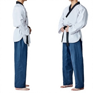 Uniforme de Taekwondo Poomsae con Logotipo, Uniformes Taebek Dan, MMA, Artes Marciales, Taekwondo, Kickboxing, Entrenamiento, Gimnasio, Escuela, Academia - Product Image 1
