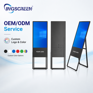 Pantalla Publicitaria Digital Comercial INGSCREEN, Ultra Delgada, FHD, de Pie, para Interiores, Funcionamiento 24/7, para <span class=keywords><strong>Tiendas</strong></span> Minoristas - Product Image 2