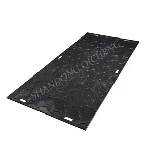 Outdoor Activity Anti Slip Uhmwpe Ground Protection Mats Mobile Hdpe Plastic Road