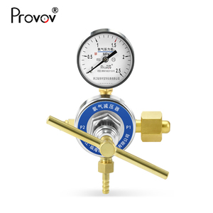 Sistem pipa Gas pengukur tunggal hidrogen Helium Argon Nitrogen oksigen CO2 Regulator tekanan sekunder - Product Image 2