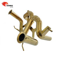 Système d'échappement Valvetronic en acier inoxydable T304 de qualité supérieure, couleur or, pour Lamborghini Aventador SVJ V12 F1, silencieux de course sonore