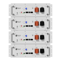Batería LiFePO4 Apilable de 51.2V 100Ah de Alta Tasa de Descarga, Compatible con Cargas Domésticas Pesadas