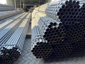 <span class=keywords><strong>Tube</strong></span> en <span class=keywords><strong>acier</strong></span> Q235B de 6 m soudé par arc immergé, noir, pour structure de hangar agricole - Product Image 5
