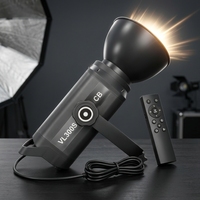 Lumière photographique LED personnalisable, réglable et dimmable, 300W, 2800-6800K, en aluminium, 220V, pour caméra vidéo