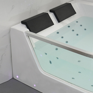 Jacuzzi Blanco para 2 a 4 Personas, 1800 mm, con Cuatro Almohadas, Acrílico, Hidromasaje, Spa, Bañera <span class=keywords><strong>de</strong></span> Hidromasaje Independiente para Adultos - Product Image 4