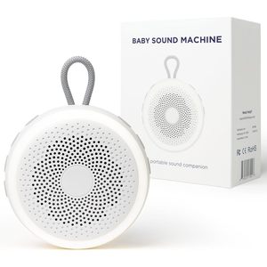 Máquina de Sonido para Bebés, Ruido Blanco Portátil, 19 Sonidos, Recargable por USB, Incluye Baterías, para Bebés, Niños y Adultos - Product Image 1
