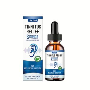 Docteat Ingrosso OEM <span class=keywords><strong>Gocce</strong></span> <span class=keywords><strong>per</strong></span> Tinnito, Olio <span class=keywords><strong>per</strong></span> Tinnito e Sordità, Cura dell'Udito, <span class=keywords><strong>Prurito</strong></span>, Dolore all'<span class=keywords><strong>Orecchio</strong></span>, 10ml - Product Image 1