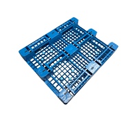 1100*1100*100mm à usage unique quatre voies HDPE logistique empilable en plastique expédition grands fournisseurs de palettes de sacs Jumbo pour entrepôt