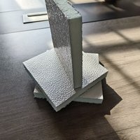 Panneau composite pour conduit pré-isolé PIR, système de ventilation HVAC, conduits de 20 mm, plaque pour chambre froide, atelier, salle de bain, résistant au feu et à l'eau