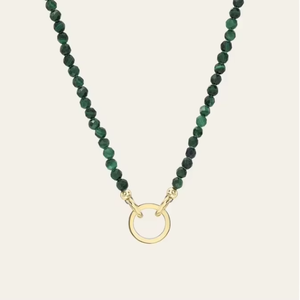 Collier En Pierres Précieuses - Aventurine Verte - NEUF Avec Étiquettes