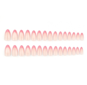 <span class=keywords><strong>Uñas</strong></span> Francesas Rosas Elegantes y Suaves, <span class=keywords><strong>Uñas</strong></span> Postizas Adecuadas para Chicas con un Estilo Fresco y Lindo, <span class=keywords><strong>Uñas</strong></span> Acrílicas de Alta Calidad, Juego de 30 Piezas - Product Image 2