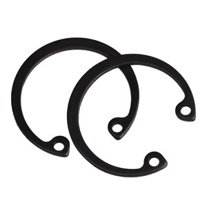 10 unidades de anillos de retención tipo E de acero inoxidable 304, chapados en zinc negro, M1.2 M1.5 M2 M2.5 M3 M3.5 M4 M5 - Product Image 2