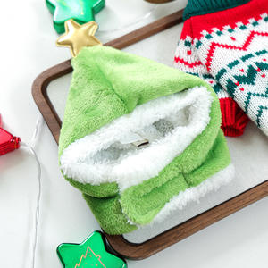 Roupas Festivas de Acrílico para Animais de Estimação Outono/Inverno 2025 Suéteres Casuais para Cães e Gatos com Design de Fogos de Artifício de Natal - Product Image 6