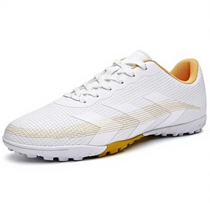 Zapatillas de running con tacos para entrenamiento en interiores para niños, nuevas zapatillas de fútbol de primavera para estudiantes, parte superior sintética para césped artificial. - Product Image 2