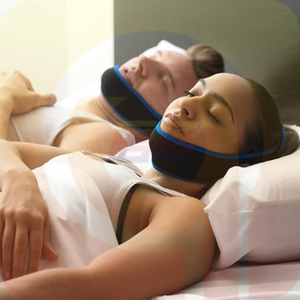 Neopreno Anti ronquidos correa de barbilla cinturón Anti Apnea mandíbula solución soporte para dormir apnea cinturón ajustable herramienta de cuidado del sueño - Product Image 3