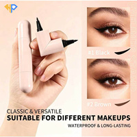 Fabricant en gros d'estompeurs d'eye-liner, stylo eyeliner liquide waterproof, stylo eyeliner, eye-liner, logo personnalisé, vente en gros, marque privée