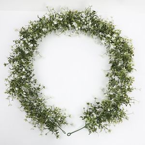 Ghirlande di Fiori Rosso <span class=keywords><strong>Vino</strong></span> per Matrimoni, Decorazioni Sospese, Composizioni Floreali Rosso <span class=keywords><strong>Vino</strong></span>, Ghirlande di Fiori Rosa e Bianchi all'Ingrosso - Product Image 5
