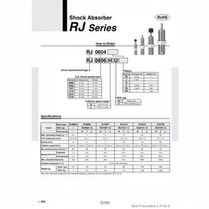 โช้คอัพ RJ1412L นิวเมติก SMC - Product Image 1