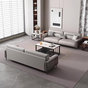 Fábrica europea de lujo moderno salón cuero esquina sofá conjunto sofás de oficina - Product Image 4