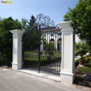 Décoration de porte décorative en fer forgé, couleurs, <span class=keywords><strong>peinture</strong></span> - Product Image 3