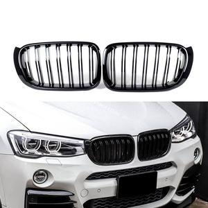 Grilles de calandre avant en fibre de carbone pour pare-chocs avant X3 F25 / X4 F26 2014-2017 - Product Image 1