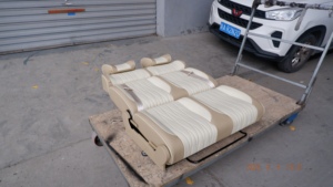Siège de van en cuir de luxe AutoLiuMa, transformable en lit, inclinable à 180°, réglable électriquement, taille personnalisable, vente en gros d'usine - Product Image 5