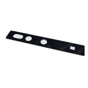 Plaque signalétique en plastique personnalisée en polycarbonate PC Sabic 8010 haute transparence LM11 pour équipement électrique industriel, sérigraphiée - Product Image 5