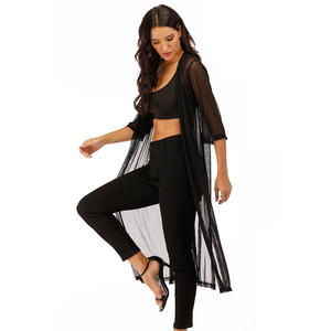 Amzn AE fb eb tiktok oem femmes Occasionnelles Manches Longues <span class=keywords><strong>Maille</strong></span> Maxi <span class=keywords><strong>Cardigan</strong></span> - Product Image 6