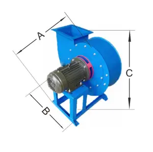Yuton GW4-72 serisi sıcak hava santrifüj Blower egzoz çıkarıcı HAVA SOĞUTUCU endüstriyel aspiratör taslak soğutma sirkülasyon fanı