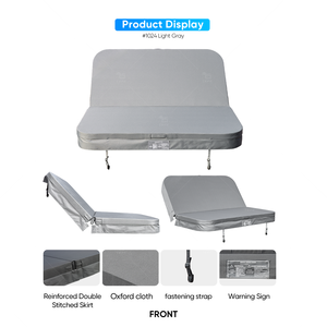 <span class=keywords><strong>Couverture</strong></span> de <span class=keywords><strong>spa</strong></span> <span class=keywords><strong>thermique</strong></span> multicolores moderne TSPK pour l'extérieur, tissu Oxford 600D, PVC imperméable, taille personnalisable - Product Image 6